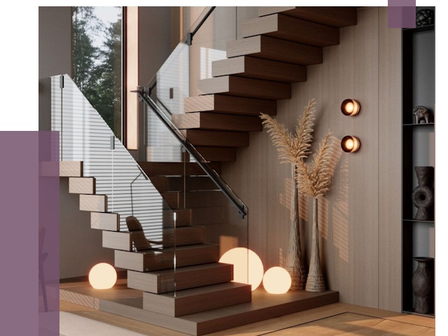 Изготовление и монтаж лестниц в Сосновом Боре от 86343 руб. | ПРОЛЁТ-Снб