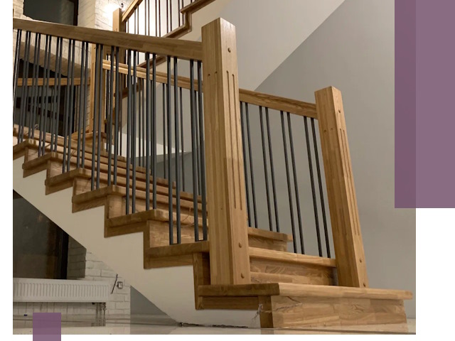 Реставрация деревянных и металлических лестниц в Сосновом Боре