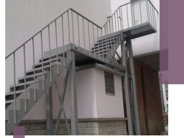 Монтаж пожарных лестниц под ключ в Сосновом Боре с гарантией качества