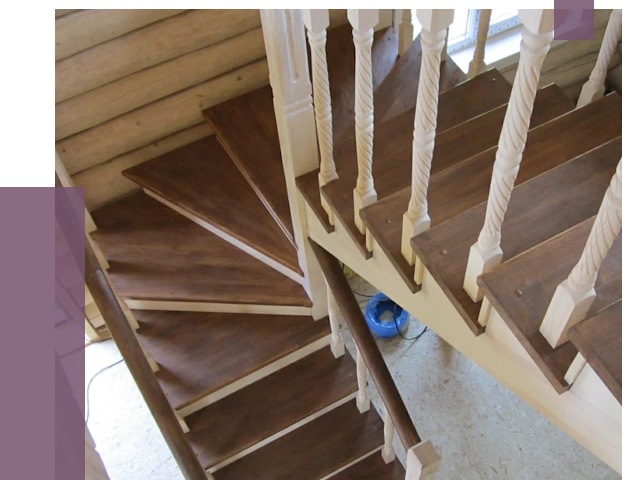 Реставрация деревянных лестниц в Сосновом Боре от 4266 руб.