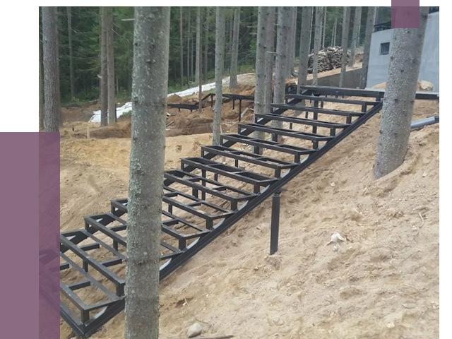 Монтаж металлических лестниц в Сосновом Боре от 13459 руб. 