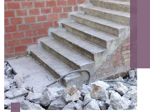 Демонтаж бетонных лестниц в Сосновом Боре: быстро и безопасно