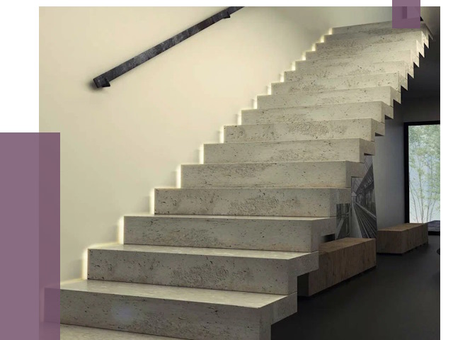 Облицовка бетонных лестниц в Сосновом Боре от 4571 руб/м2