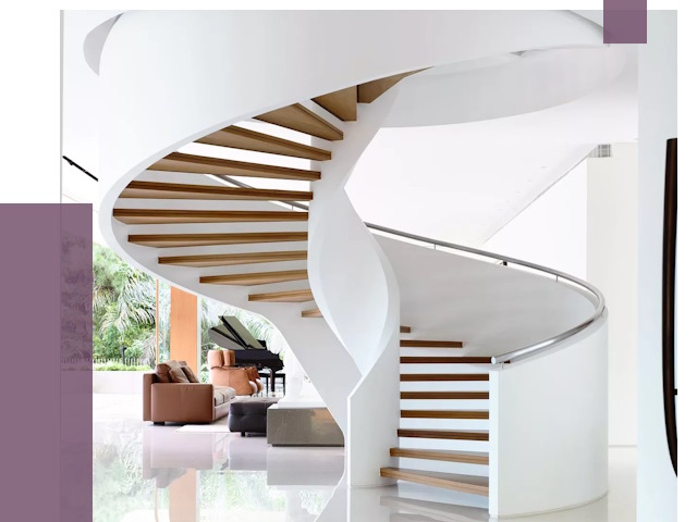 Винтовые лестницы в Сосновом Боре под ключ от 48251 руб. | ПРОЛЁТ-Снб