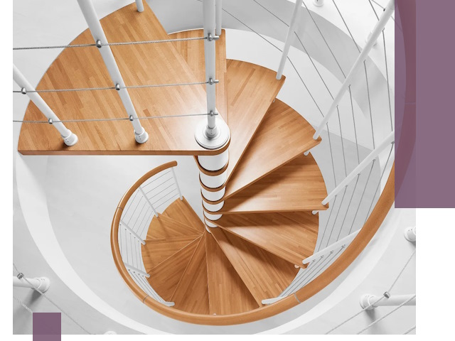 Изготовление винтовых лестниц под ключ в Сосновом Боре