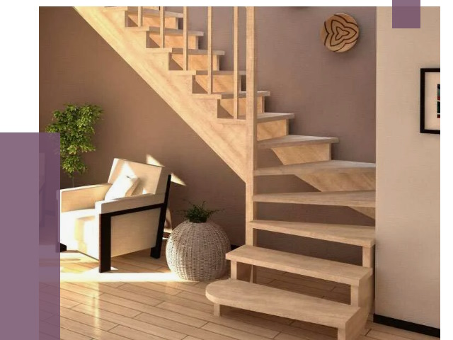 Изготовление Г-образных лестниц в Сосновом Боре от 18792 руб. 