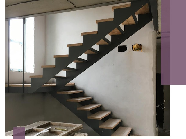 Изготовление лестниц на металлокаркасе в Сосновом Боре от производителя