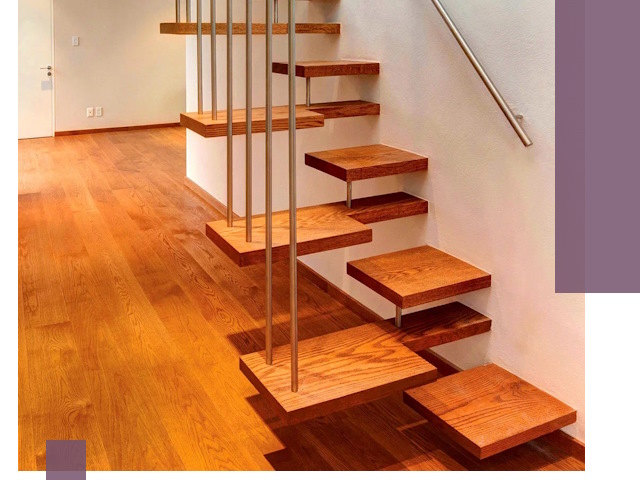 Лестницы «гусиный шаг» на заказ в Сосновом Боре для узких пространств