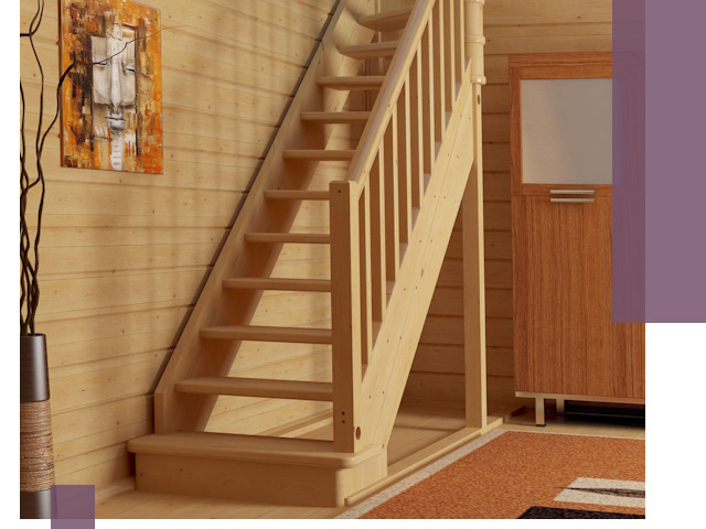 Лестницы эконом класса под ключ в Сосновом Боре — недорого и быстро