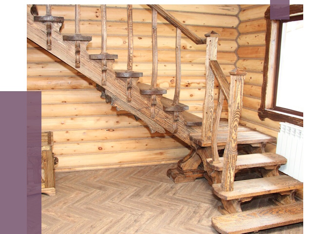 Лестницы в баню в Сосновом Боре от 18995 руб. — изготовление | ПРОЛЁТ-Снб