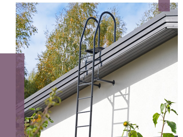 Лестницы на крышу в Сосновом Боре от 18995 руб. — монтаж и монтаж ПРОЛЁТ-Снб