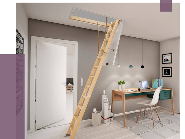 Чердачные лестницы в Сосновом Боре — от 14475 руб. | ПРОЛЁТ-Снб