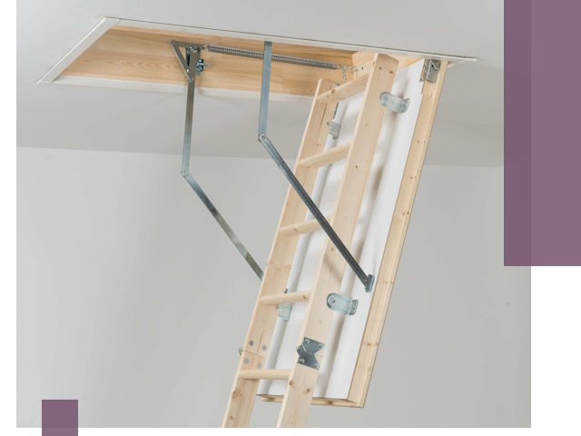 Установка чердачной лестницы под ключ в Сосновом Боре