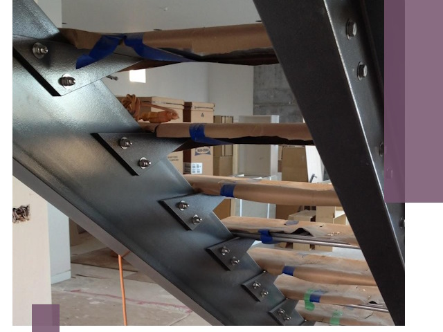 Усиление лестничных конструкций и усиление опор в Сосновом Боре