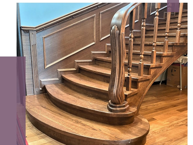 Дубовые лестницы под ключ в Сосновом Боре от 175226 руб. — ПРОЛЁТ-Снб