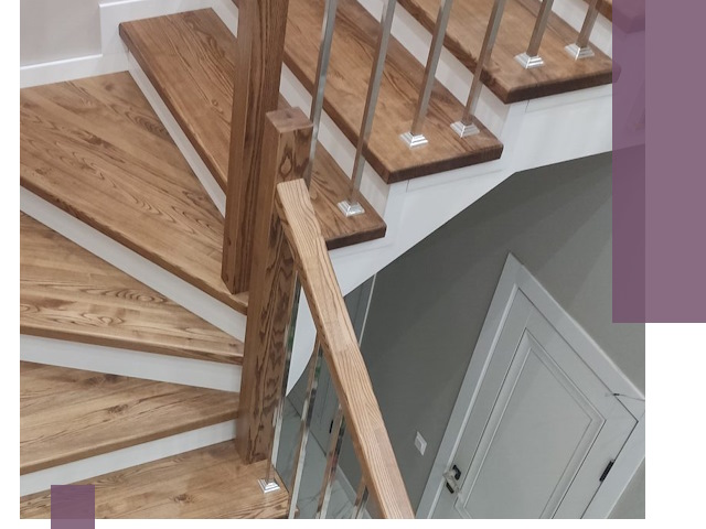 Обшивка металлических лестниц под ключ в Сосновом Боре