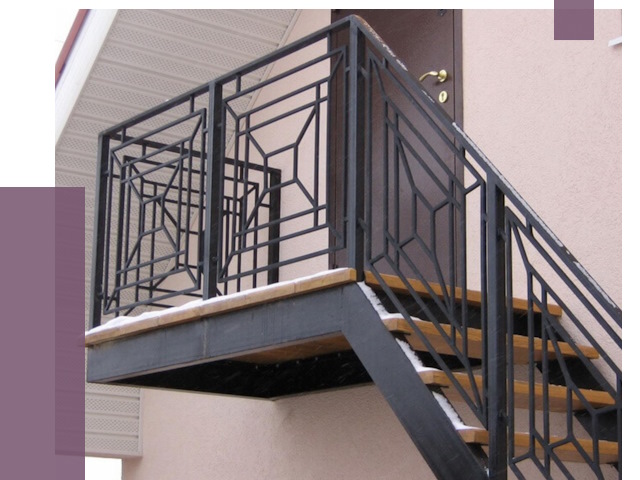 Металлические перила в Сосновом Боре от 4266 руб.  | ПРОЛЁТ-Снб