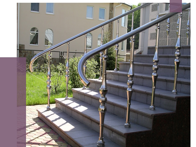 Перила для крыльца в Сосновом Боре от 10666 руб. — монтаж ПРОЛЁТ-Снб