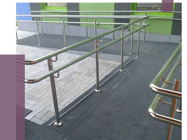 Ограждения пандусов в Сосновом Боре от 4317 руб. монтаж | ПРОЛЁТ-Снб