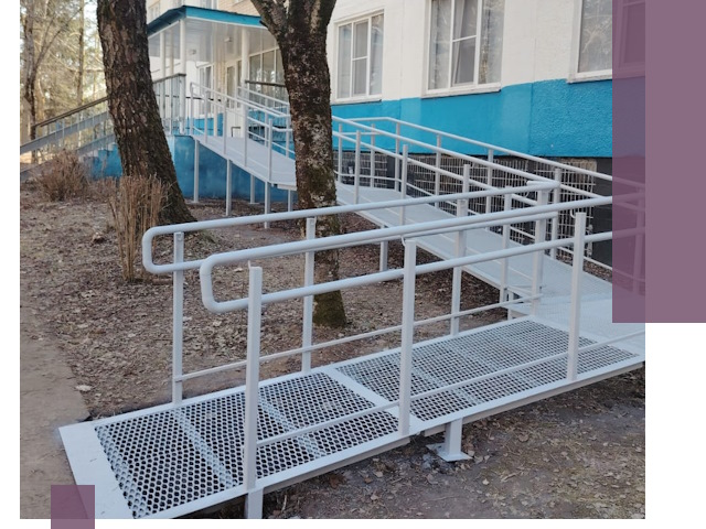 Пандусы под ключ в Сосновом Боре: изготовление, монтаж и демонтаж