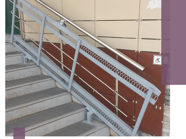 Изготовление откидных пандусов под ключ в Сосновом Боре