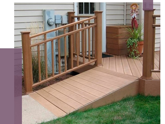 Пандус на крыльцо в Сосновом Боре под ключ от 7720 руб. 