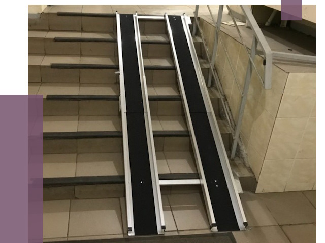 Установка пандуса в подъезд в Сосновом Боре от 7923 руб. под ключ | ПРОЛЁТ-Снб