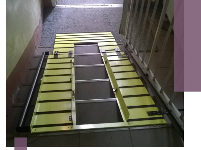 Профессиональный монтаж пандуса в подъезд в Сосновом Боре