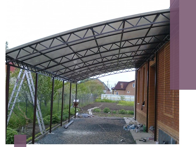 Профессиональный монтаж навесов под ключ в Сосновом Боре