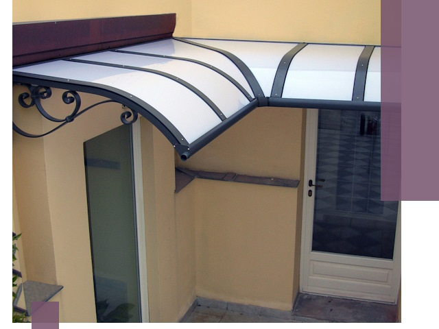 Монтаж козырьков любой сложности в Сосновом Боре под ключ