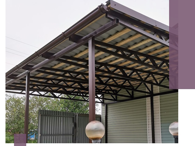 Навесы под ключ в Сосновом Боре: изготовление, монтаж и гарантия