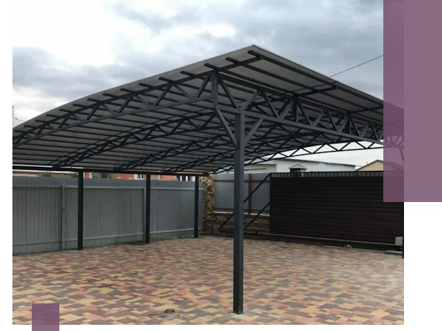 Недорогие навесы под ключ в Сосновом Боре — изготовление и монтаж