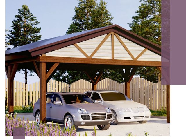 Навесы для автомобиля в Сосновом Боре — изготовление и монтаж