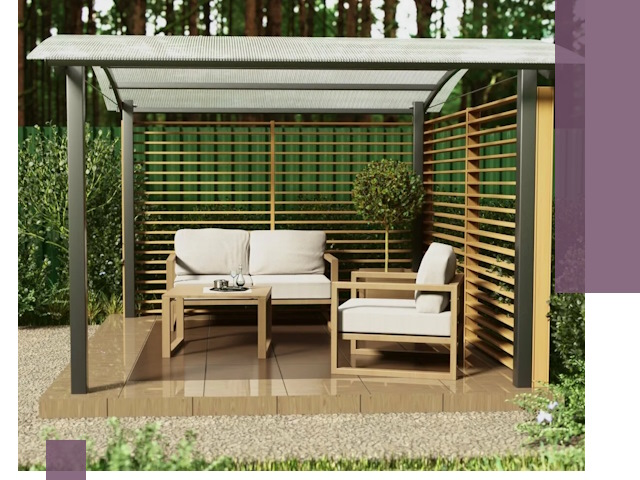 Навесы для дачи в Сосновом Боре: изготовление, монтаж и демонтаж