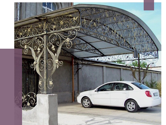 Кованые навесы в Сосновом Боре от 14475 руб. | ПРОЛЁТ-Снб