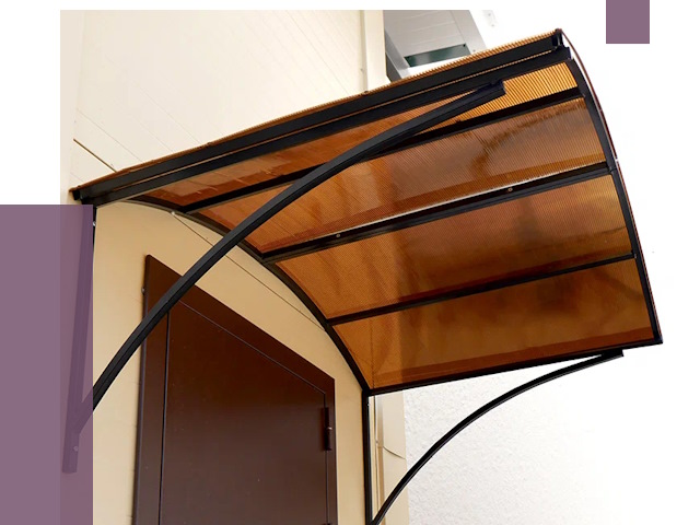 Недорогие козырьки в Сосновом Боре от 7537 руб.  | ПРОЛЁТ-Снб