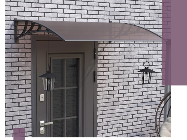 Недорогие козырьки и навесы под ключ в Сосновом Боре