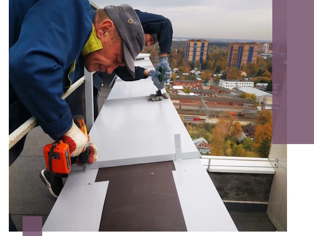 Монтаж парапетов в Сосновом Боре — установка прочных металлических ограждений