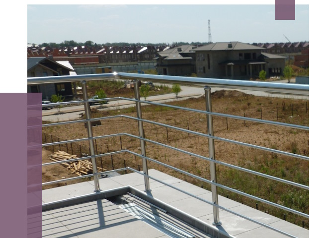 Парапеты из нержавеющей стали в Сосновом Боре от 7923 руб. за м² | ПРОЛЁТ-Снб