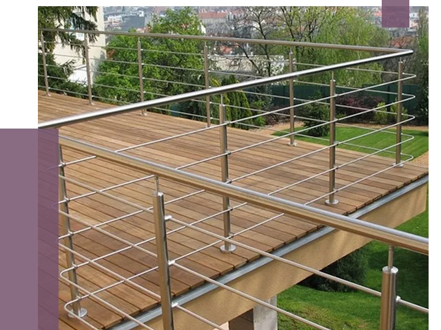 Алюминиевые парапеты в Сосновом Боре под ключ от 7720 руб. 