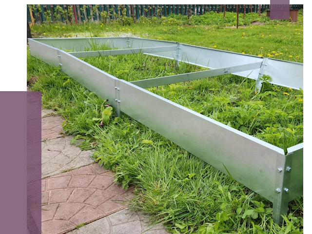 Металлические бордюры для грядок в Сосновом Боре от 1778 руб.