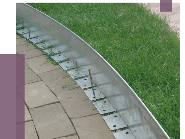 Металлические бордюры для тротуаров в Сосновом Боре от 8634 руб.