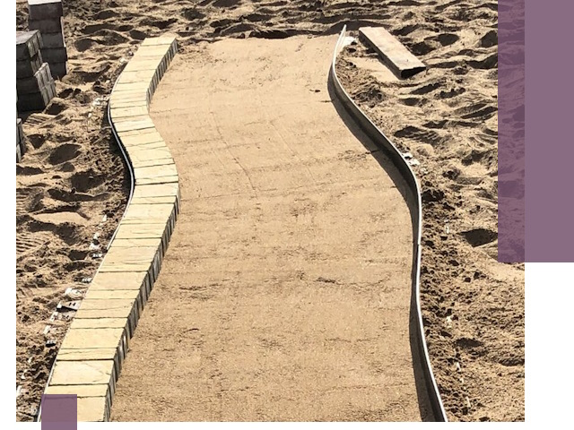 Металлические бордюры для тротуаров в Сосновом Боре — прочные и долговечные