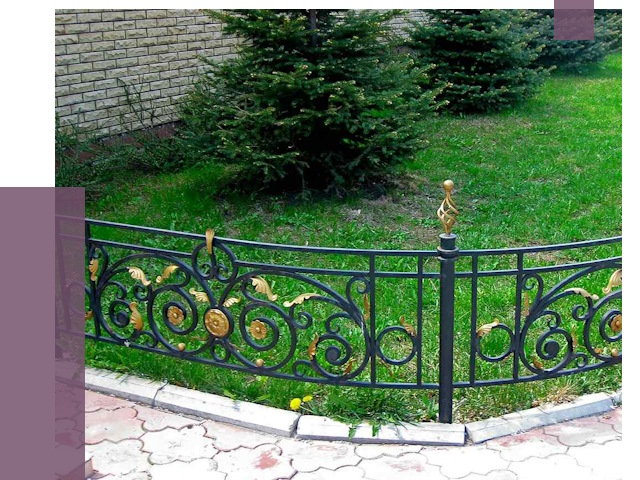 Кованые газонные ограждения в Сосновом Боре от 7568 руб. — ПРОЛЁТ-Снб