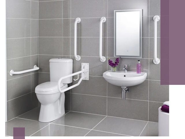 Поручни для санузлов в Сосновом Боре: установка, ремонт и монтаж