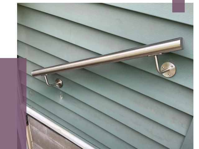 Поручни из нержавеющей стали в Сосновом Боре от 7619 руб.  | ПРОЛЁТ-Снб